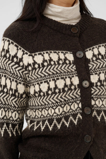 Part Two CharmainePW Mole/Whitcap Jaquart Cardigan 30310832 by Part Two. Shop Part Two at Dotique