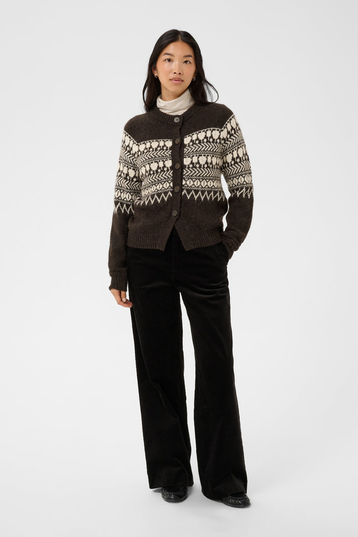 Part Two CharmainePW Mole/Whitcap Jaquart Cardigan 30310832 by Part Two Shop Part Two at Dotique
