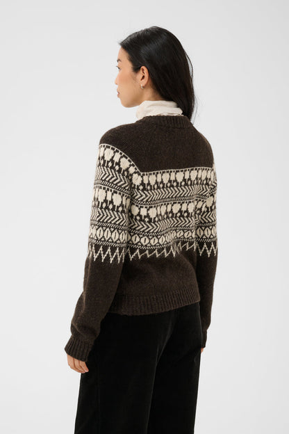 Part Two CharmainePW Mole/Whitcap Jaquart Cardigan 30310832 by Part Two. Shop Part Two at Dotique