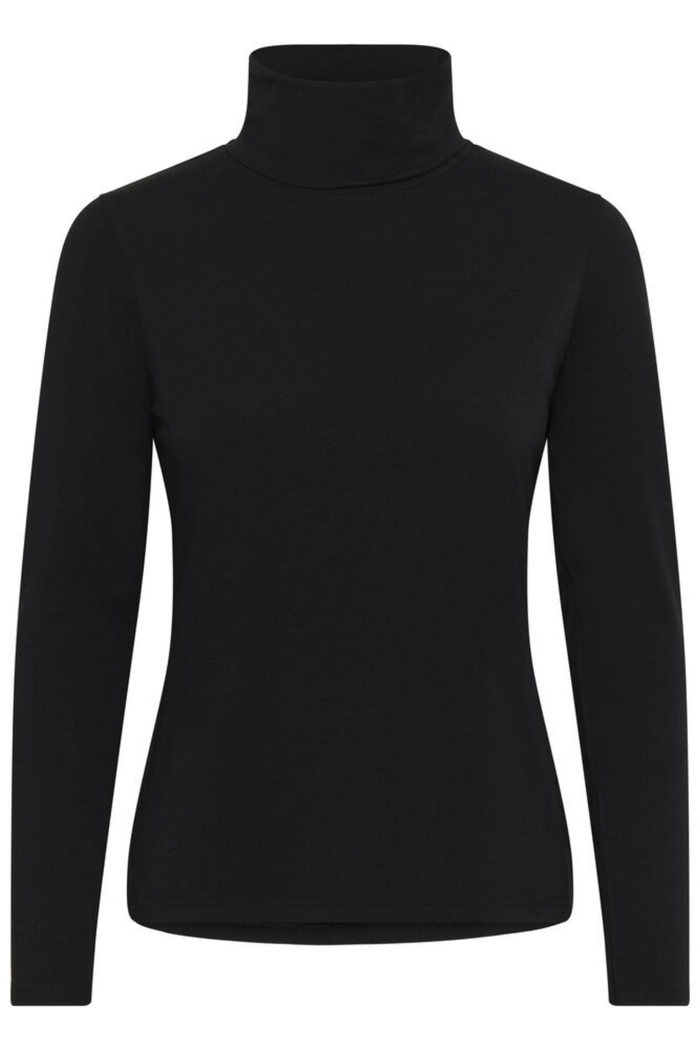 Part Two EfinasPW Tshirt Black 30309923 194008 black turtleneck by Part Two Shop Part Two at Dotique
