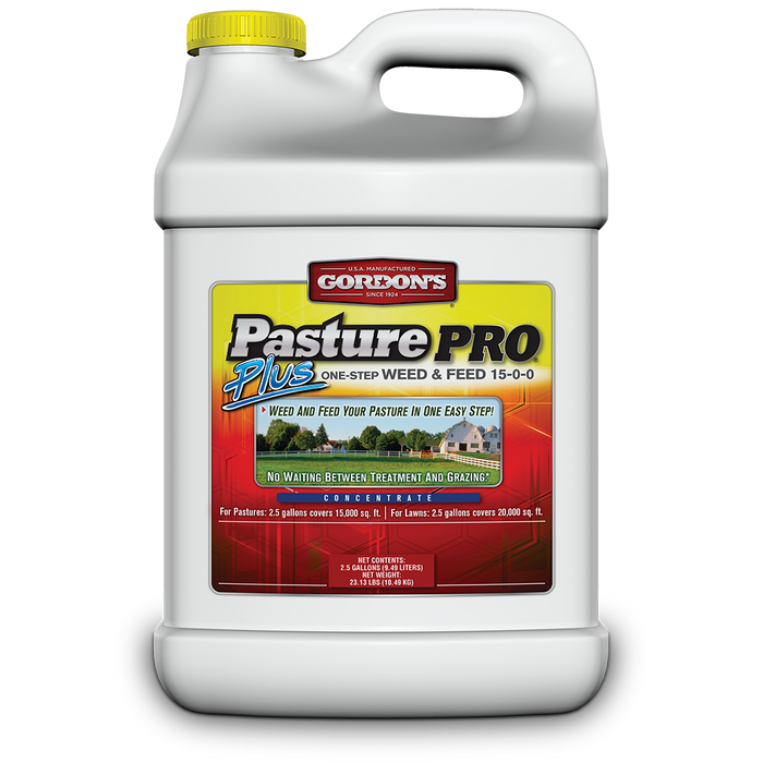 Pasture Pro Plus One-Step Weed & Feed 15-0-0 - 2.5 Gallon - Seed World
