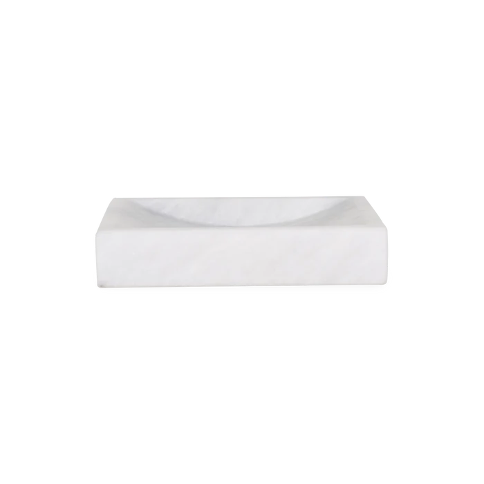 Using pleasant forms and softly rounded edges, the Pearl Marble Soap Dish features a luxurious honed marble that can elevate your kitchen or bathroom countertop collection.