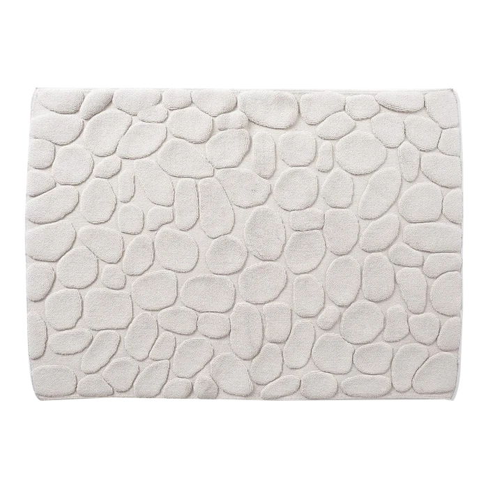 Inspired by the natural stones found in Japanese riverbeds, the Ishikoro Pebble Bath Mat was designed by Masaru Suzki and features a padded texture that feels great under your feet
