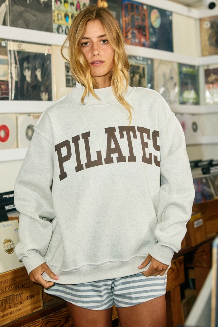 Pilates/Yoga Reversible Mockneck