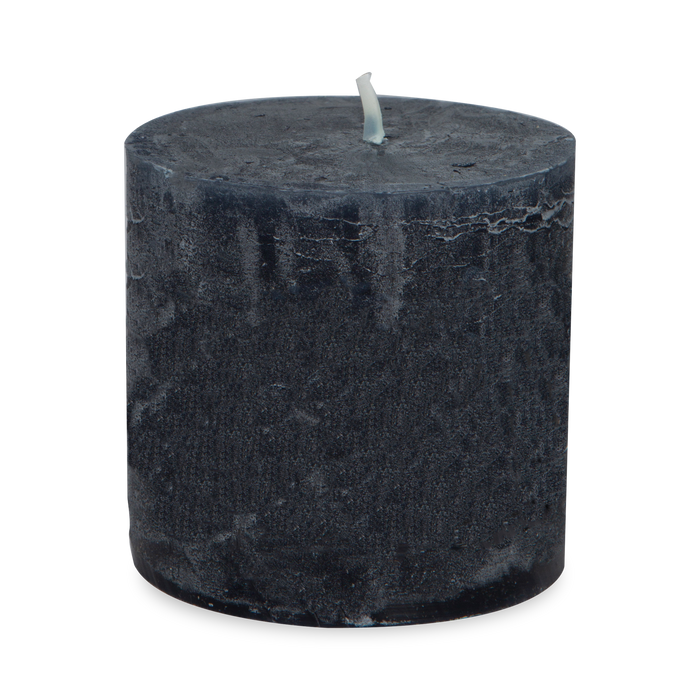 The Pillar Candle is a long-burning, fragrance free, pillar candles with a rustic textured finish, these candles are solid colour throughout.