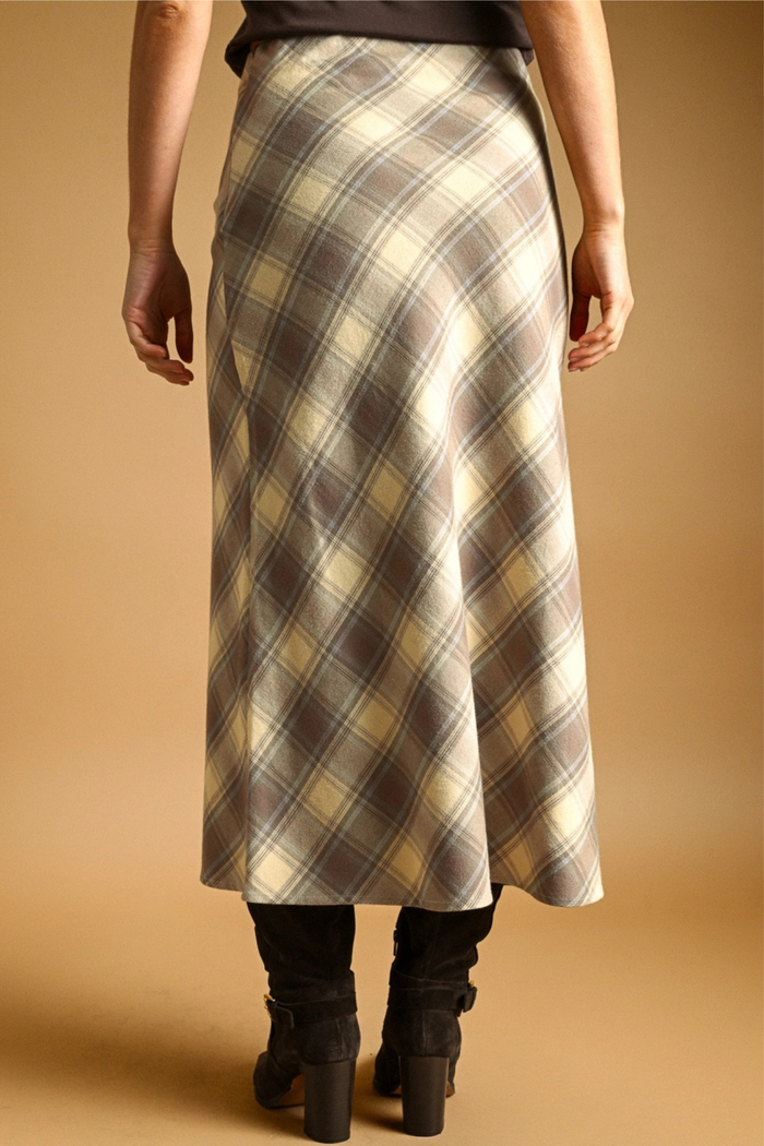 Plaid Maxi Skirt