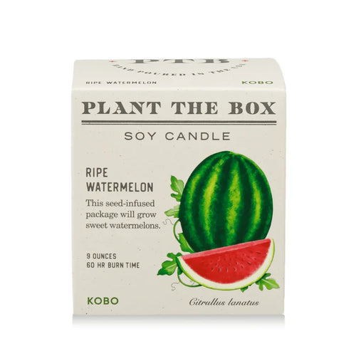 Plant the Box Ripe Watermelon 9oz Candle