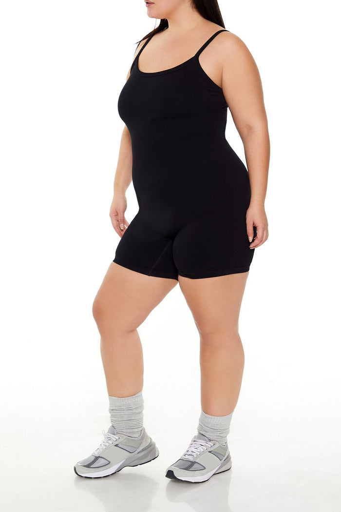 Plus Size Active Seamless Romper
