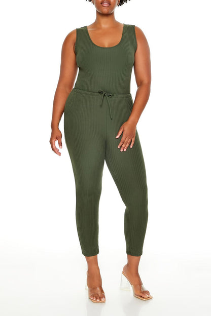 Plus Size Sleeveless Jumpsuit