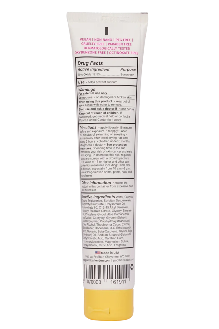PoolBar SPF 30 Coconut + Vanilla Sunscreen