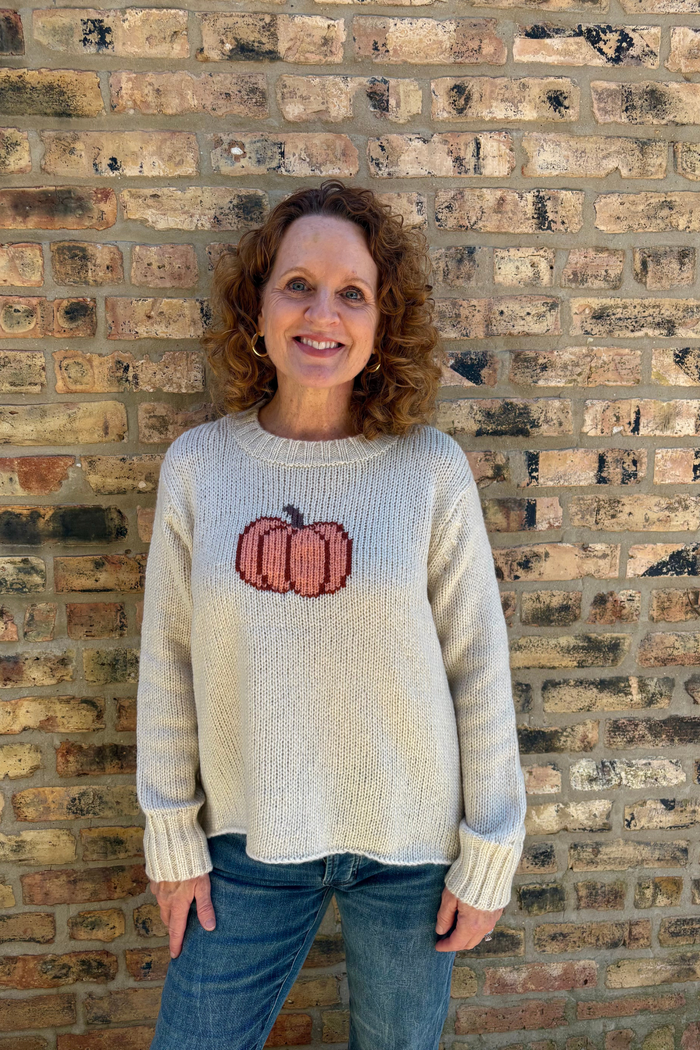 Pumpkin Crew Chunky Sweater