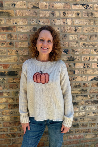 Pumpkin Crew Chunky Sweater