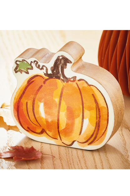 Pumpkin Enamel Tabletop Decor