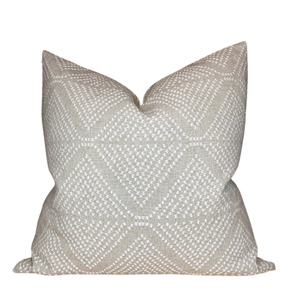 Pyramids Woven Pillow Cover in Khaki