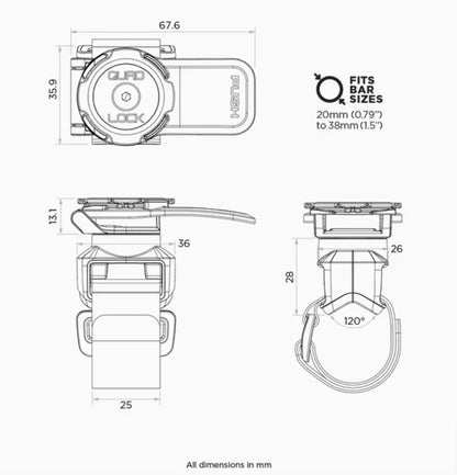 QUAD LOCK Quick Release Strap Mount