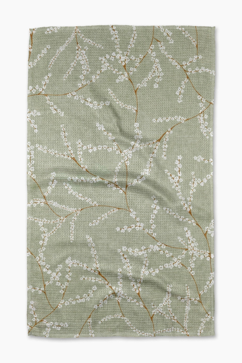 Quiet Flowers Tea Towel