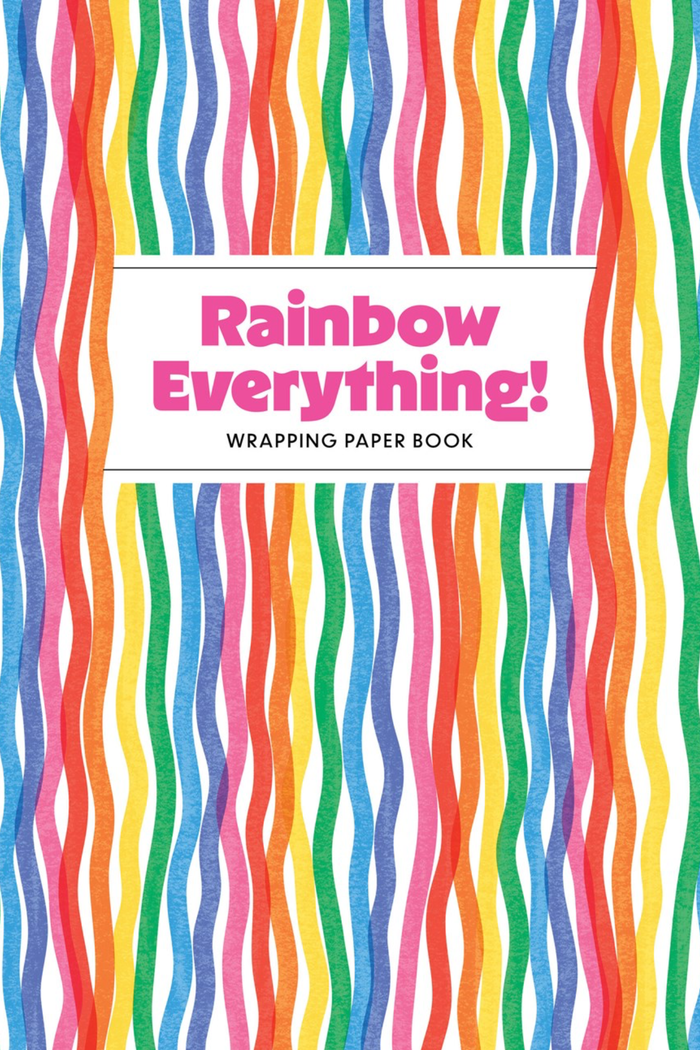Rainbow Everything! Wrapping Paper Book