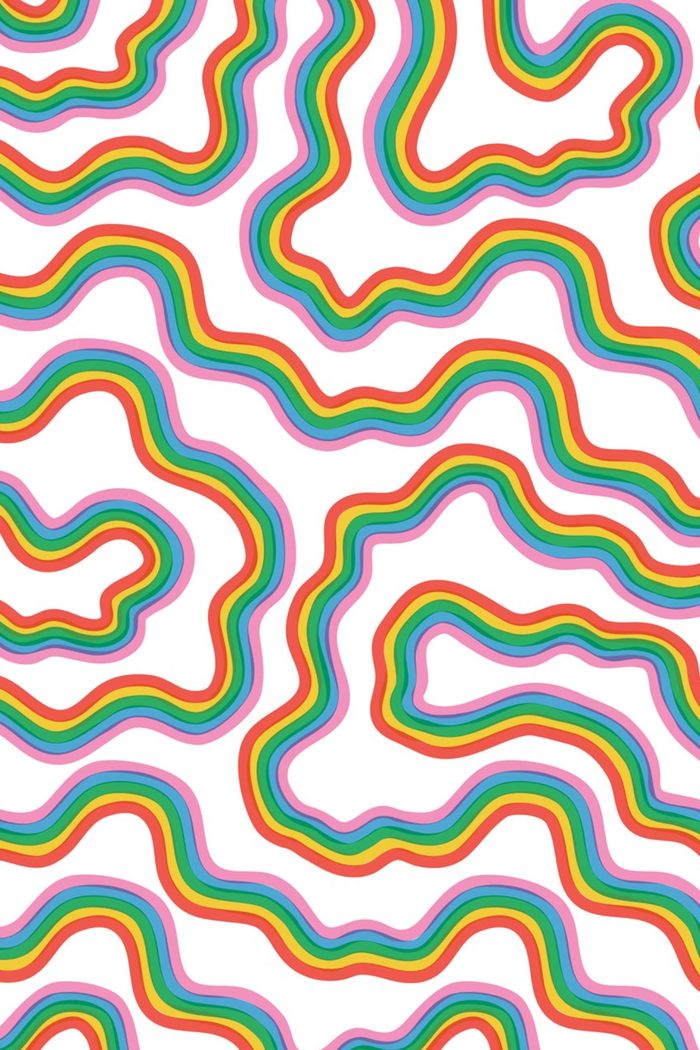 Rainbow Everything! Wrapping Paper Book