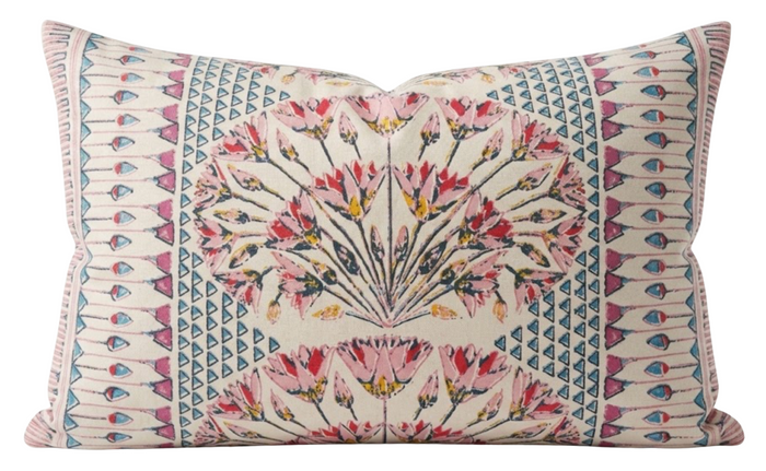 Ready to Ship 14x24 Cairo Pillow Cover in Pink