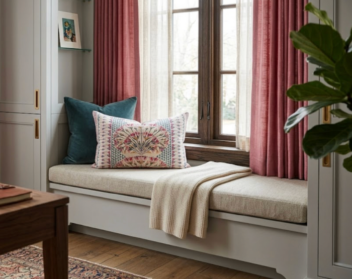 Ready to Ship 14x24 Cairo Pillow Cover in Pink