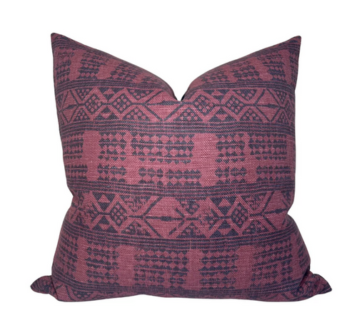 Ready to Ship, 16x16, Addis Pillow Cover in Pasha Midnight