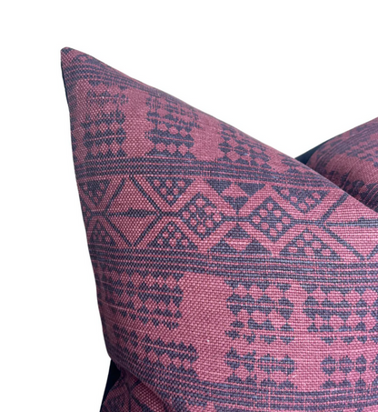 Ready to Ship, 16x16, Addis Pillow Cover in Pasha Midnight