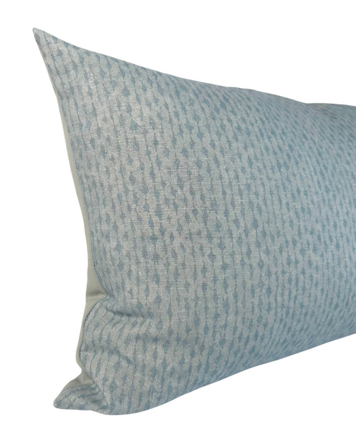 Ready to Ship, 16x36, Kintana Pillow Cover in Mediterranean Blue