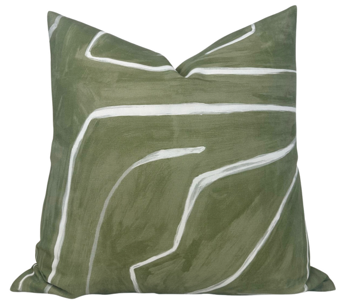 GRAFFITO PILLOWS - FERN - KELLY WEARSTLER