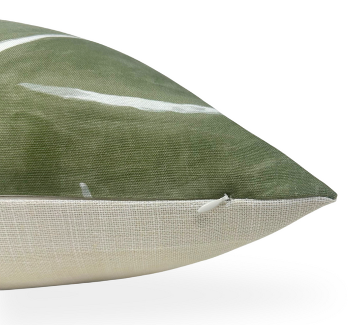 Ready to Ship, 20x20, Graffito Pillow Cover in Fern Green