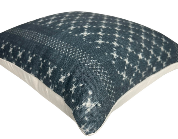 Ready to Ship, 20x20, Nagoya Pillow Cover in Indigo