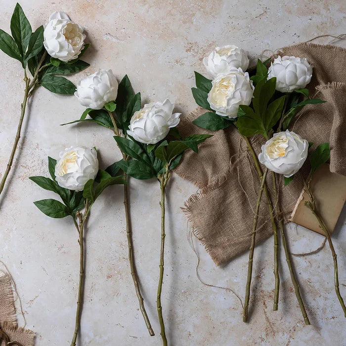 Real Touch Peony Stem