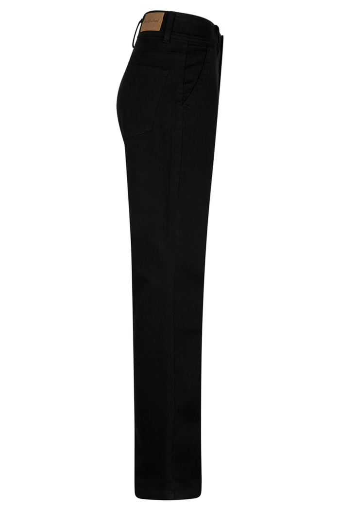 Red Button SRB5030 Bibette True Black Jeans L33 side view by Red Button. Shop Red Button at Dotique