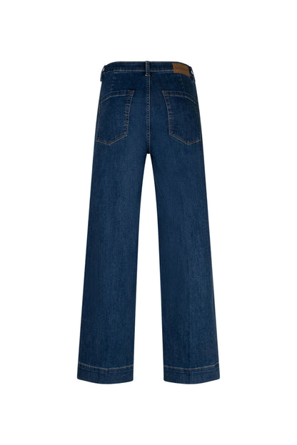 Red Button SRB5094 Conny Dark Blue Used Jeans L28 back view Shop Red Button at Dotique