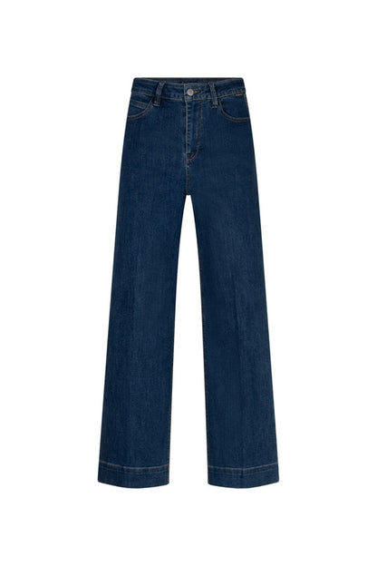 Red Button SRB5094 Conny Dark Blue Used Jeans L30 front view Shop Red Button at Dotique