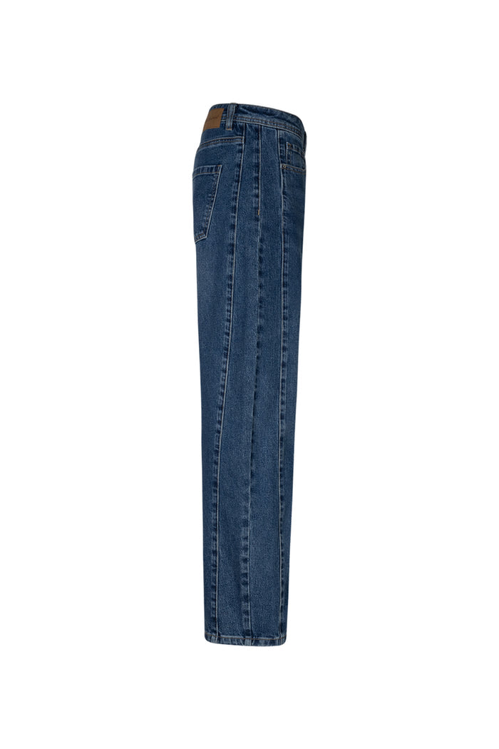 Red Button SRB5130 Cayla Mid Stone Used Jeans L28 side view Shop Red Button at Dotique