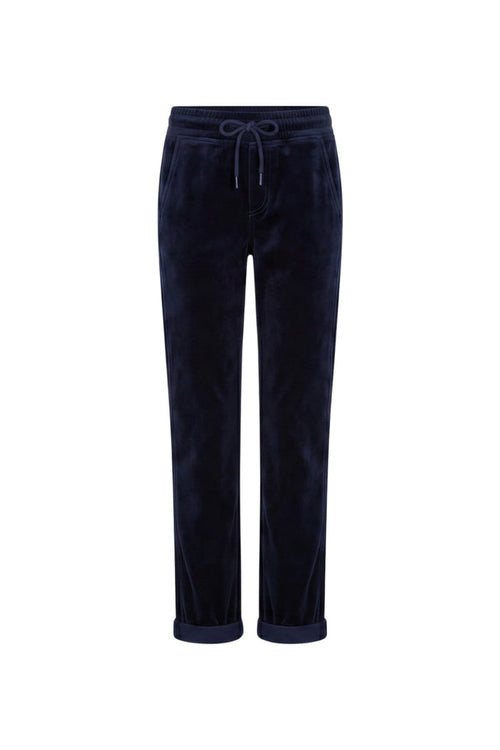 Red Button SRB5163 Stella Velvet Trousers Navy front view Shop Red Button at Dotique