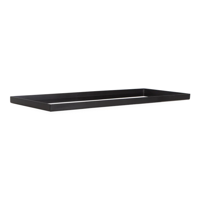 Characterized by its confident presence and its luxurious build quality, the Reflect Long Rectangular Tray is defined by its clean, sharp lines and its elevation of simple forms.