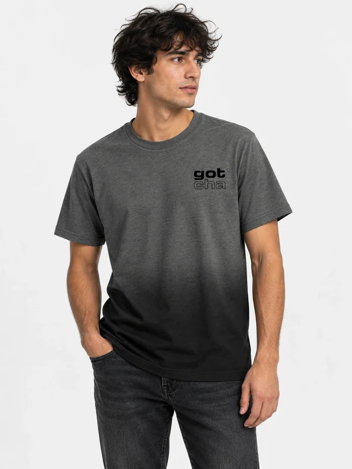 Remera Gotcha Not Even Dyed Gris Topo — vista principal