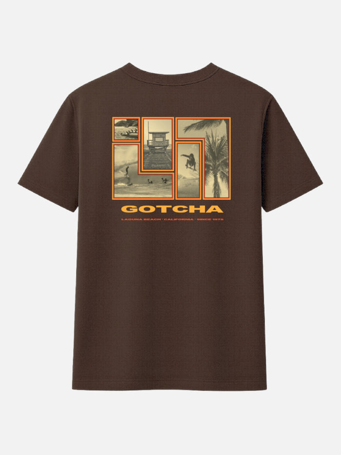 Remera Gotcha Tetris Chocolate