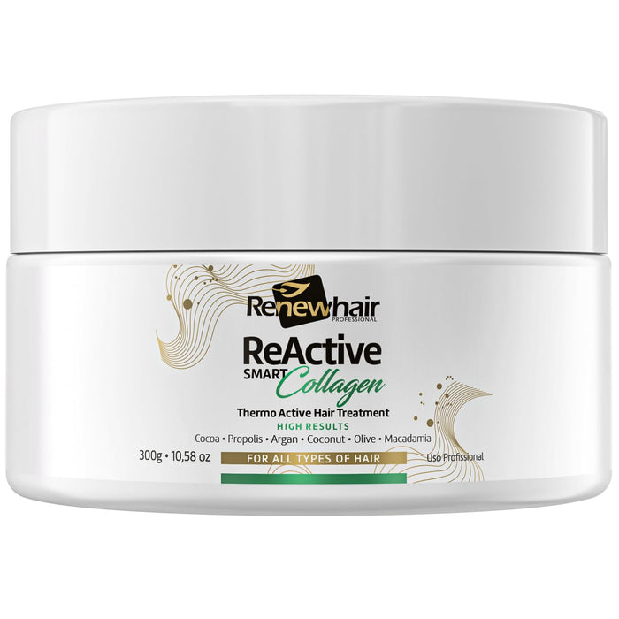 Renew Hair ReActive Smart Collagen Thermo Active Hair Treatment 300g professional hair smoothing treatment for all hair types