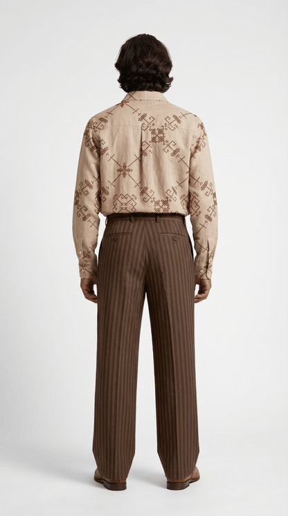 Retro Bow Shirt Men - Naymish Designs