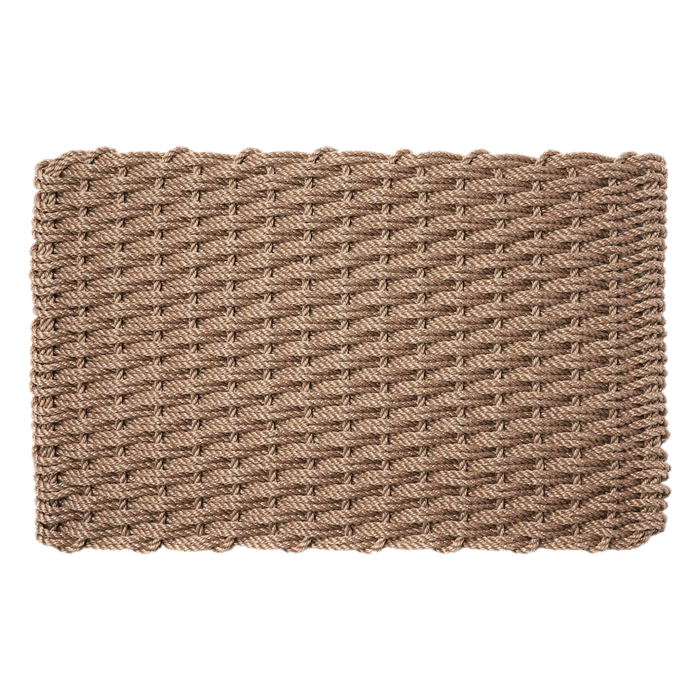 The Rope Doormat is carefully hand-woven in Maine.