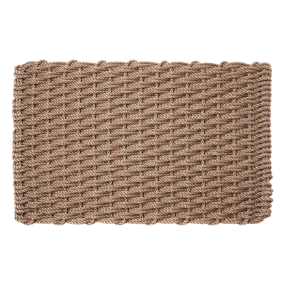 The Rope Doormat is carefully hand-woven in Maine.