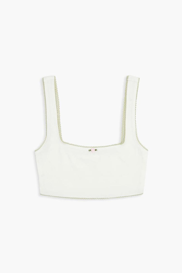 Rosette Two-Tone Bralette