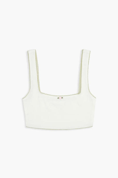Rosette Two-Tone Bralette