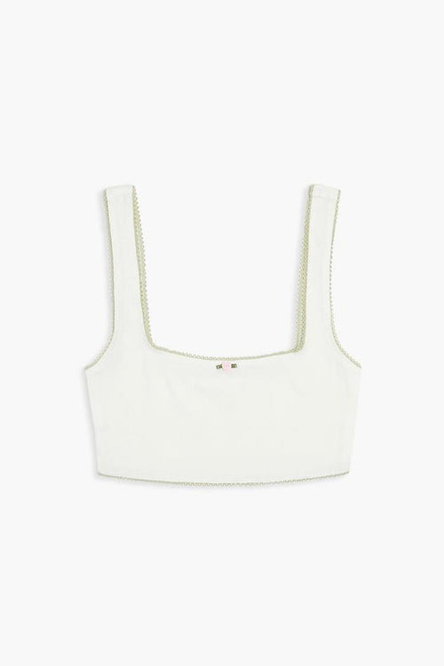 Rosette Two-Tone Bralette