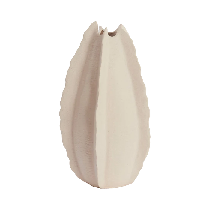 Ruffle Ceramic Vase