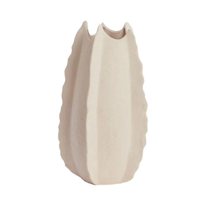 Ruffle Ceramic Vase