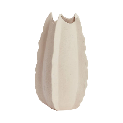 Ruffle Ceramic Vase