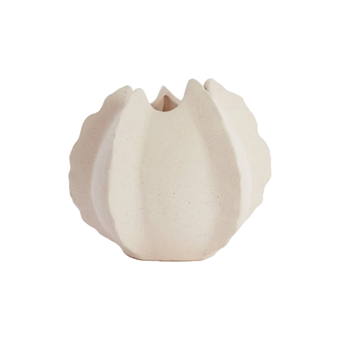 Ruffle Ceramic Vase